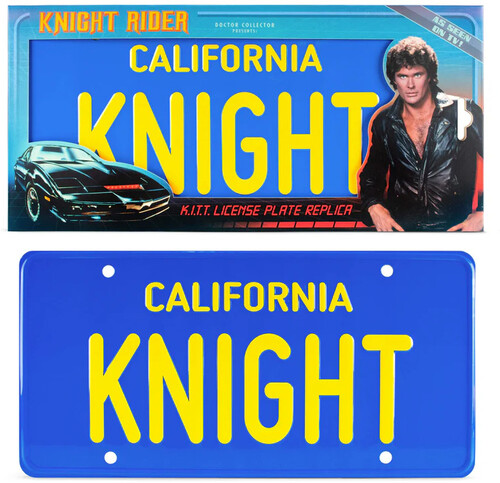 KNIGHT RIDER LICENSE PLATE