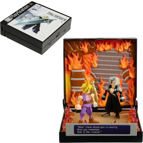 CONSOLE HEROES FINAL FANTASY VII DIORAMA