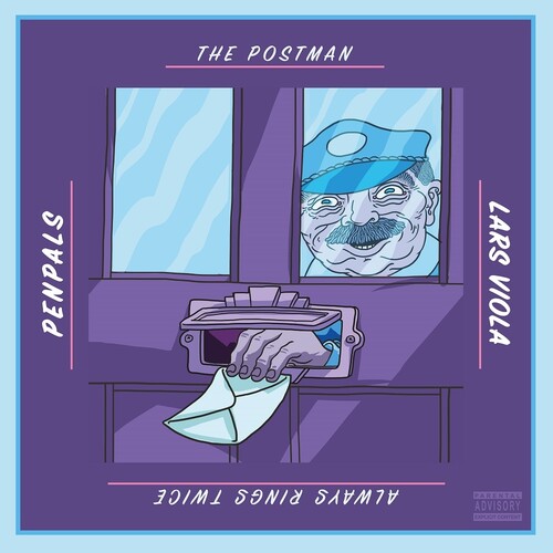 Penpals / Lars Viola - The Postman Always Rings Twice (Blue Vinyl) vinyl record cover