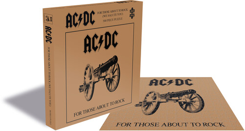 RockSaws - AC/DC For Those About To Rock (500 Piece Jigsaw Puzzle)