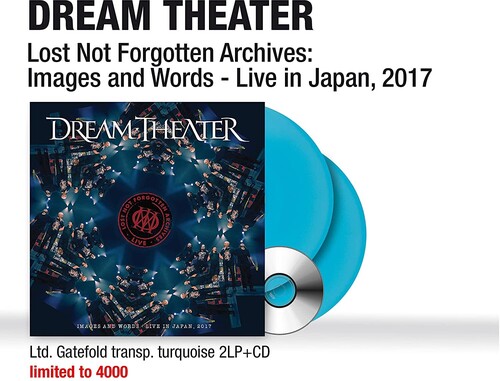 Dream Theater - Lost Not Forgotten Archives: Images and Words-Live in Japan  (Limited Edition) (Transparent Turquoise Vinyl) [Import] | RECORD STORE DAY