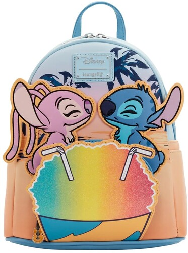Loungefly Disney: - LOUNGEFLY DISNEY: LILO AND STITCH SNOW CONE DATE NIGHT MINI BACKPACK
