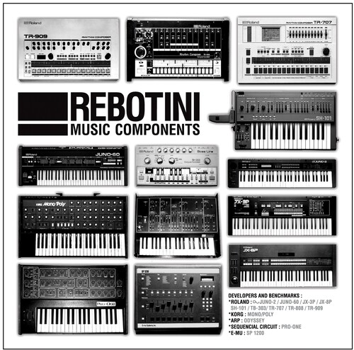 Arnaud Rebotini - Music Components - White & Black [Colored Vinyl] (Wht)