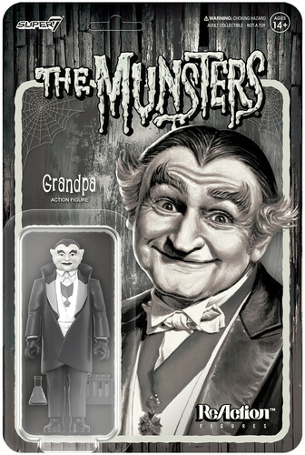 Munsters Reaction Wave 2 - Grandpa (Grayscale) - Munsters Reaction Wave 2 - Grandpa (Grayscale) vinyl record cover