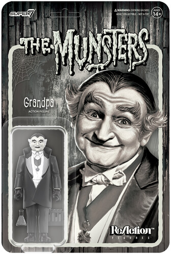 MUNSTERS REACTION WAVE 2 - GRANDPA (GRAYSCALE)