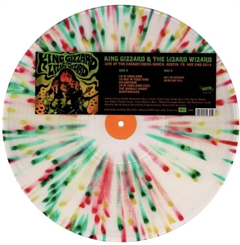 Live At The Carson Creek Ranch Austin TX May 2nd 2014 - Splatter Colored Vinyl