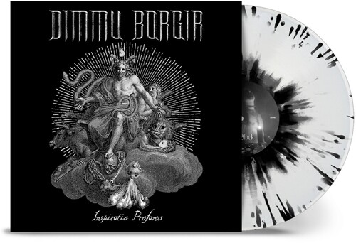 Dimmu Borgir - Inspiratio Profanus - Black & White Splatter (Blk)