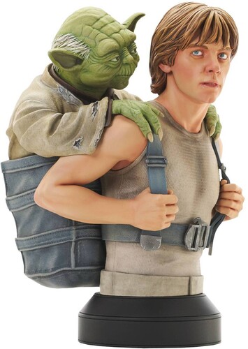 SW ESB LUKE W/  YODA 1/ 6 SCALE BUST