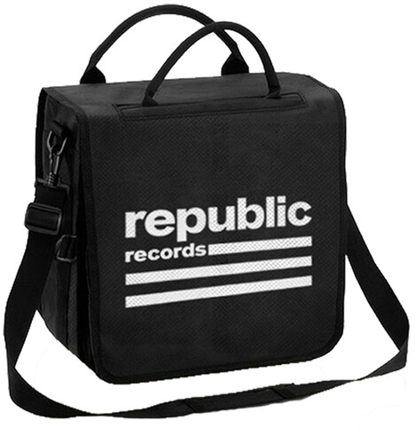 Rocksax - Republic Records - Logo - Vinyl LP Backpack/Record Bag (Black)