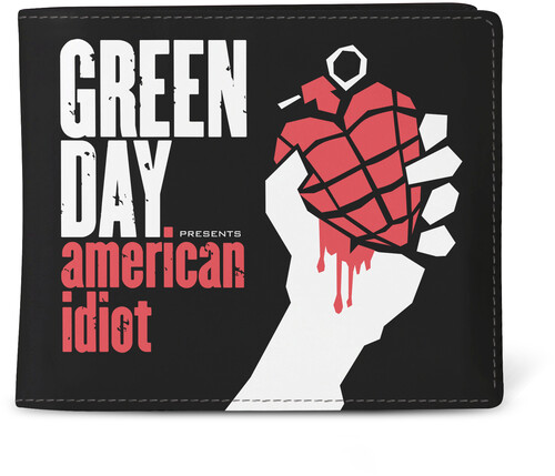 ROCKSAX GREEN DAY AM IDIOT WALLET COIN POCKET BLK