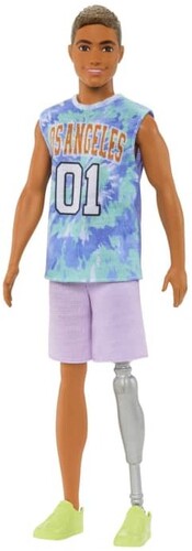 KEN FASHIONISTA WITH JERSEY AND PROSTHETIC LEG