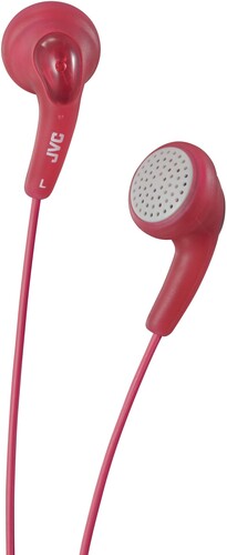 JVC HA-F140-RN RASPBERRY RED GUMY HEADPHONE