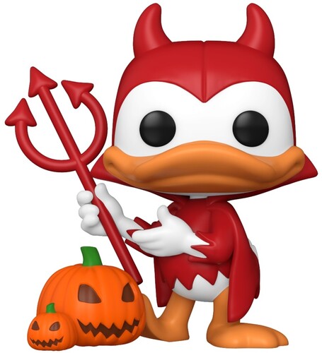 Funko POP! Disney: Mickey and Friends: Devil Donald with Pumpkin (Styles May Vary)