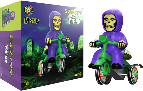 MISFITS SUPER CYCLES - FIEND PURPLE W/  GREEN TRIKE