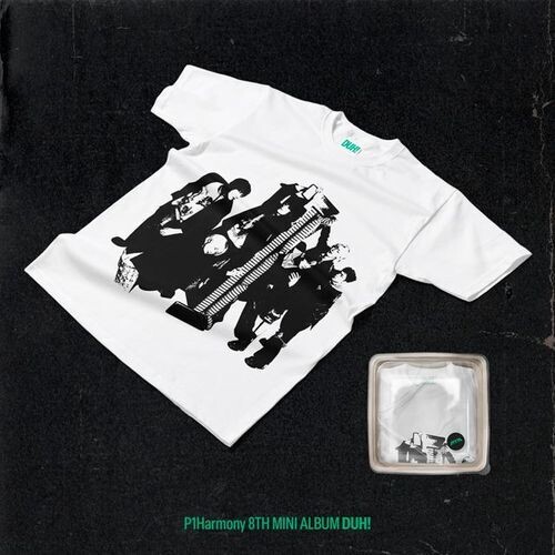 Duh! - Plain White T-Shirt Version - incl. 44pg Photobook, Envelope, 6 Stickers, 2 Logo Stickers, Folded Poster, Lenticular Photocard + Selfie Photocard [Import]