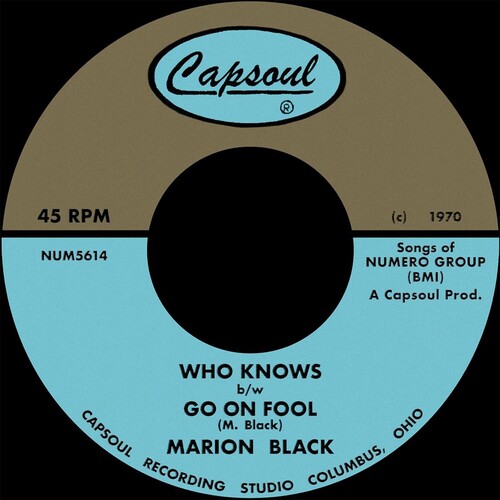 Go on Fool B/ W Who Knows - Blue
