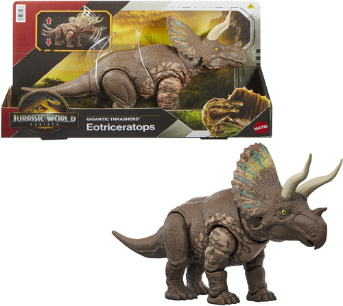 Mattel - Jurassic World: Rebirth Gigantic Thrashers Eotriceratops