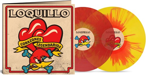 Corazones Legendarios - Red & Yellow Splatter Vinyl