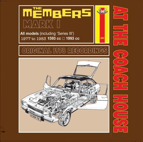 Members - At The Coach House: Original Studio Tapes vinyl record cover