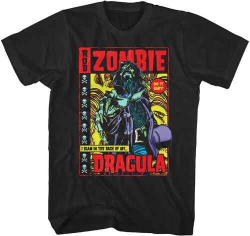 ROB ZOMBIE DRAGULA TSHIRT LARGE BLK TS4414RBZA3