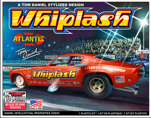 Tom Daniel - 1:32 Scale Model Kit - Whiplash Classic Funny Car