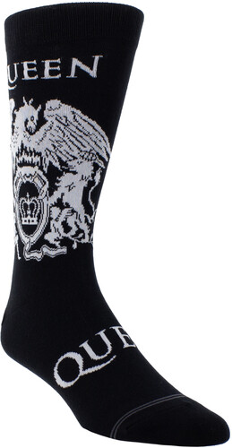 Perri Queen White Crest Crew Socks - Perri Queen White Crest Crew Socks