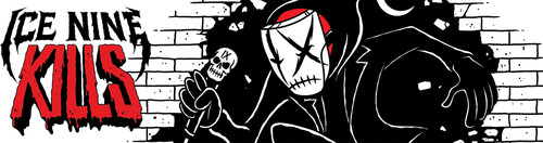 PLUGINZ ICE NINE KILLS BRICKWALL CARTOON MAG GRILL