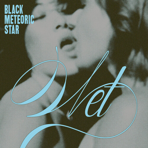 Black Meteoric Star - Wet vinyl record cover