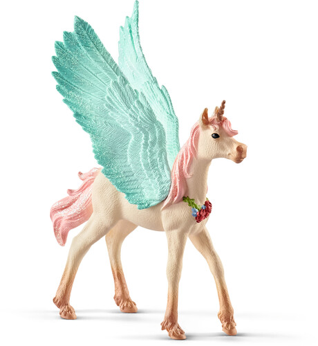 Schleich - Schleich Decorated Unicorn Pegasus, Foal