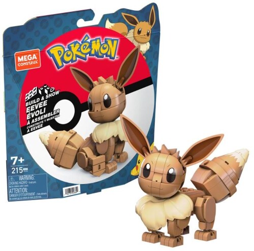 POKEMON BUILD & SHOW EEVEE 215 PIECE BUILDING TOY