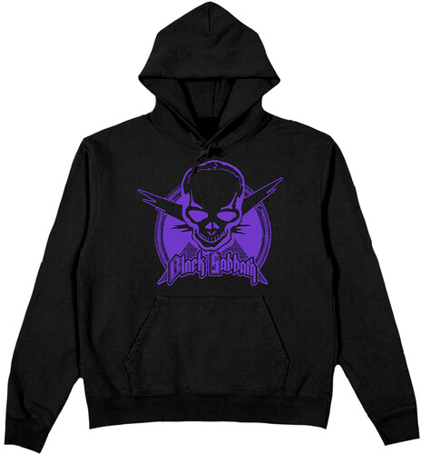 Black Sabbath Purple Skull Logo Hoodie Xl - Black Sabbath Purple