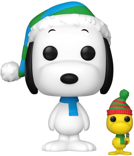 POP & BUDDY CHARLIE BROWN CHRISTMAS SNOOPY & WOOD