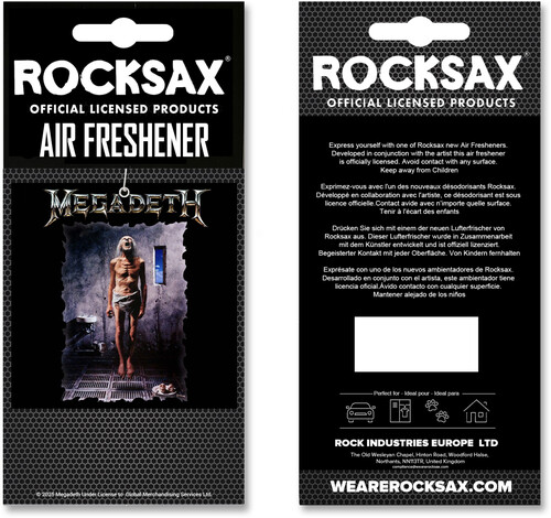 Rocksax - Megadeth - Countdown to Extinction - Air Freshener