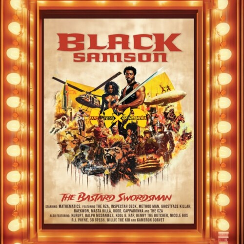 Wu-Tang And Mathematics - Black Samson, The Bastard Swordsman: Wu-Tang, The Saga Continues Collection - vinyl record cover