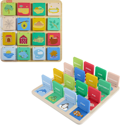 WOODEN LIFT & REVEAL FLIP BOARD