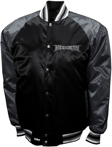 MEGADETH ROCK DELUXE SATIN JK LRG BLK M2445MEGA3