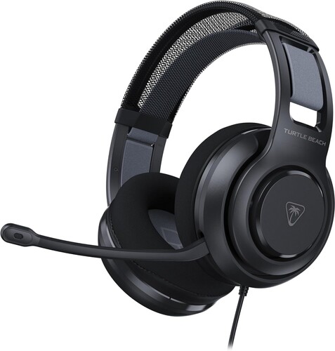PC Accessory: Wired Headset - Turtle Beach ATLAS 200 - Black Compatible with: Windows PC, Xbox Series X, Xbox Series S, Xbox One, PlayStation 5, PlayStation 4, Nintendo Switch 2, Nintendo Switch