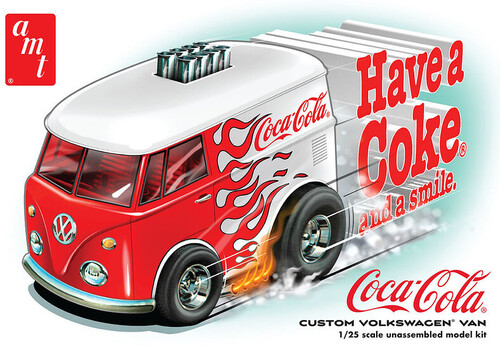 Volkswagen Van Show Rod CocaCola AMT Model Kit