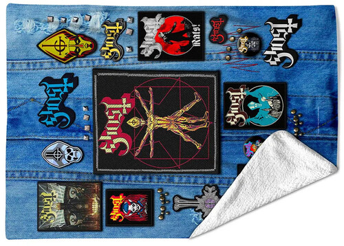 ROCKSAX GHOST BLNK BATTLE VEST 60X80|alliance entertainment