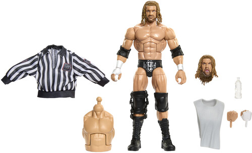 Mattel Collectible - WWE Elite Collection 6" Summerslam Triple H Action Figure with Jesse Ventura Build-A-Figure Part