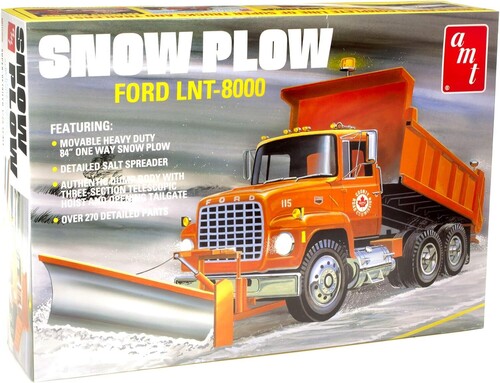 AMT Ford LNT-8000 Snow Plow 1/25 Scale Model Kit