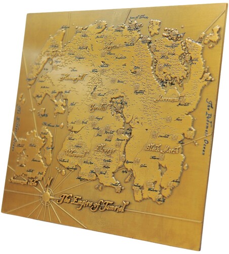 ELDER SCROLLS LTD ED METAL MAP OF TAMRIEL