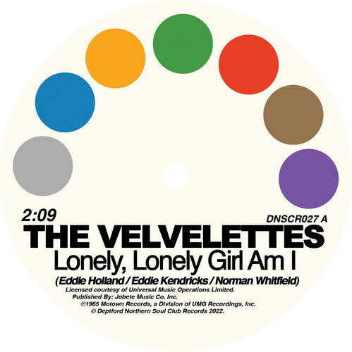 Velvettes / Gladys Knight & The Pips - Lonely Lonely Girl Am I / No One Could Love You