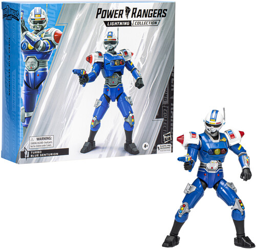 Power Rangers Lightning Collection Turbo Blue Senturion Action Figure