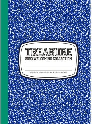 Treasure - Treasure 2023 Welcoming Collection - 164pg Photobook, Desk Calendar, 10pc Photocard Set, 2 Selfie Photocard, Fortune Photocard, 