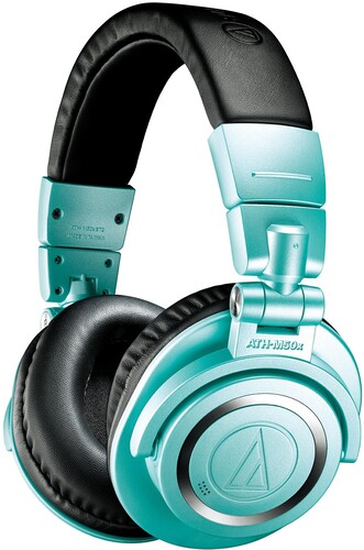 AUDIO TECHNICA ATHM50XBT2IB BT PRO HDPHNS ICE BLUE