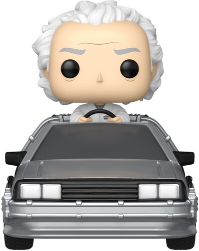 POP RIDES DELUXE BTTF S5 DOC WITH TIME MACHINE