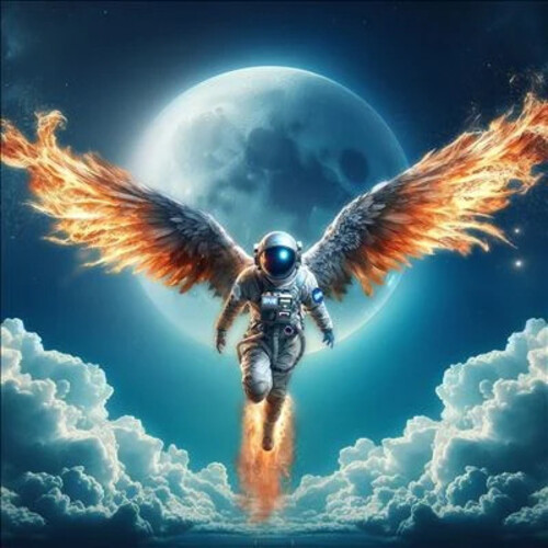 Moon (The Light Side) - Marble Blue Moon Colored Vinyl|Bliss N Eso