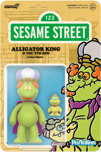 SESAME STREET REACTION WAVE 4 - ALLIGATOR KING
