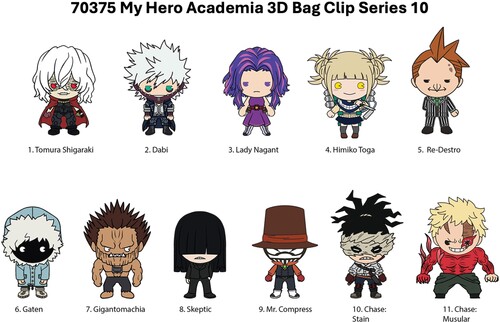 MY HERO ACADEMIA 3D BLIND BAG CLIP SERIES 10